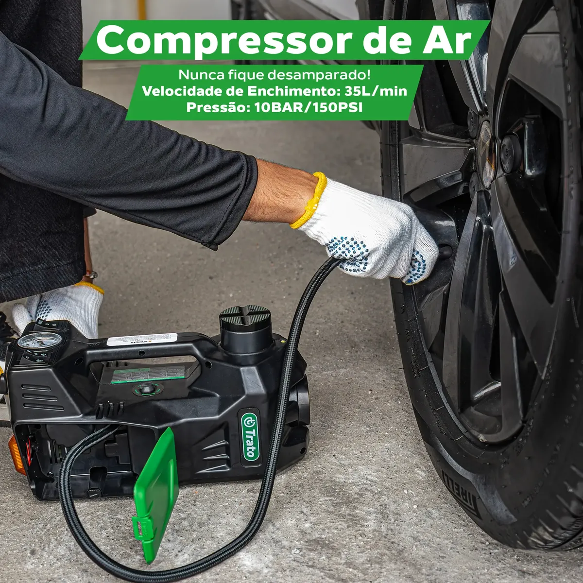 Compressor de ar 35L/min 150PSI